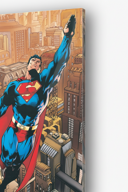 Homage to Superman Metropolis - cm 50x70 - Pannello Acrilico