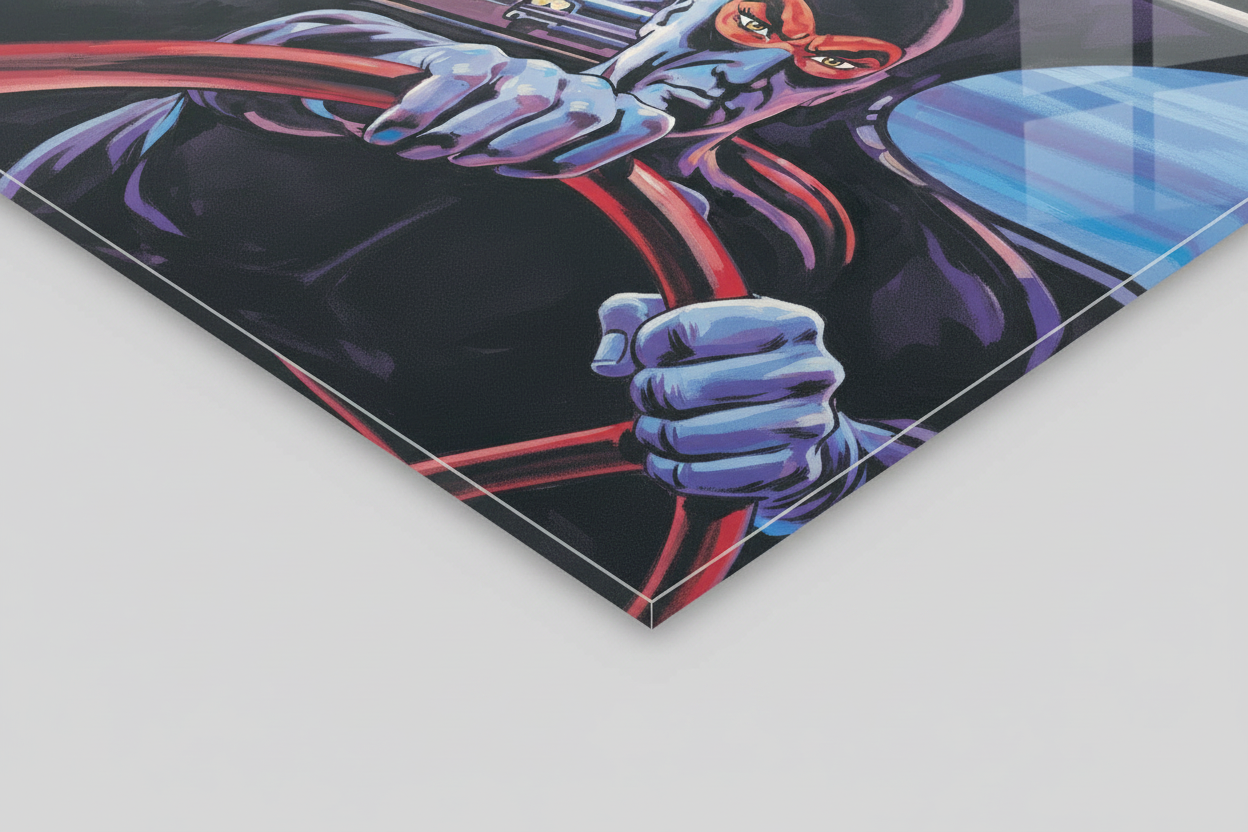Homage to Diabolik You Won’t Catch Me - cm 70x50 - Pannello Acrilico