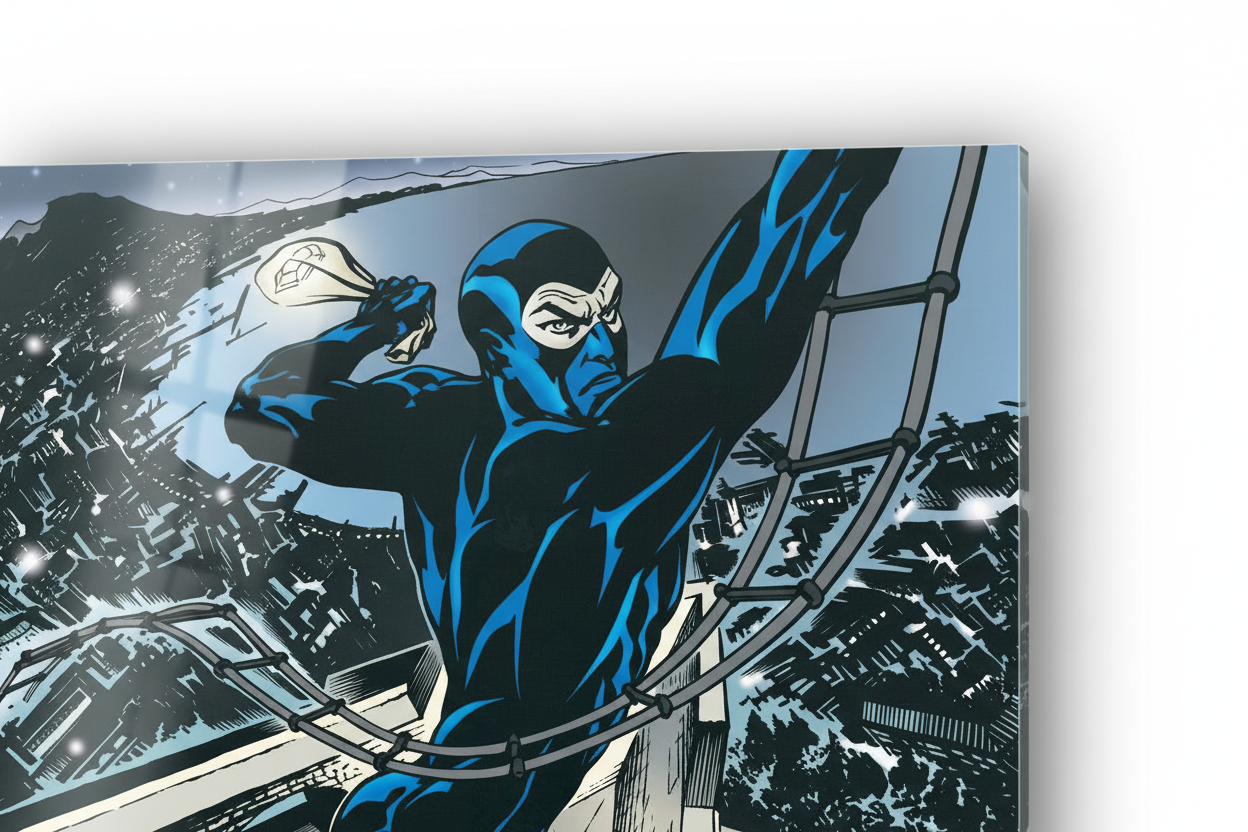 Homage to Diabolik Strike in Naples - cm 70x50 - Pannello Acrilico