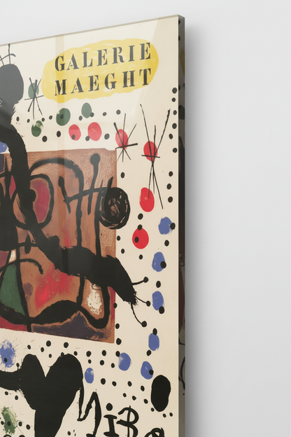 Homage to Mirò - Cartoon - cm 50x70 - Pannello Acrilico
