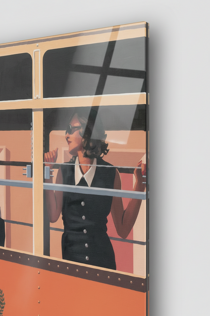 Homage to Vettriano - The Look Of Love? - cm 50x70 - Pannello Acrilico