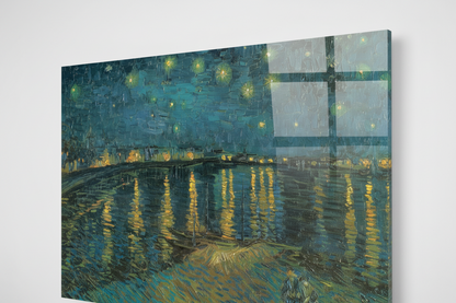 Homage to Van Gogh - Starry Night 1888 - cm 70x50 - Pannello Acrilico