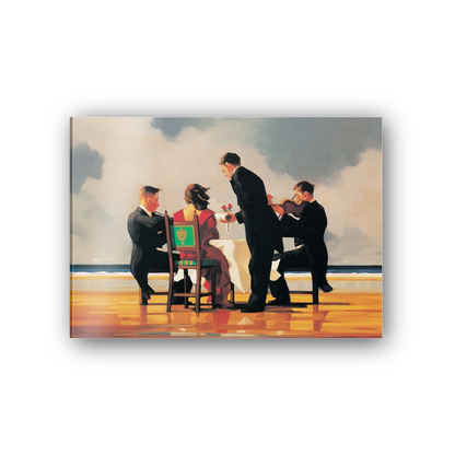 Homage to Vettriano - Elegy For A Dead Admiral cm 70x50