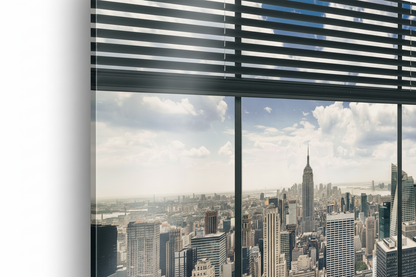 New York, Window Blinds - cm 70x50 - Pannello Acrilico