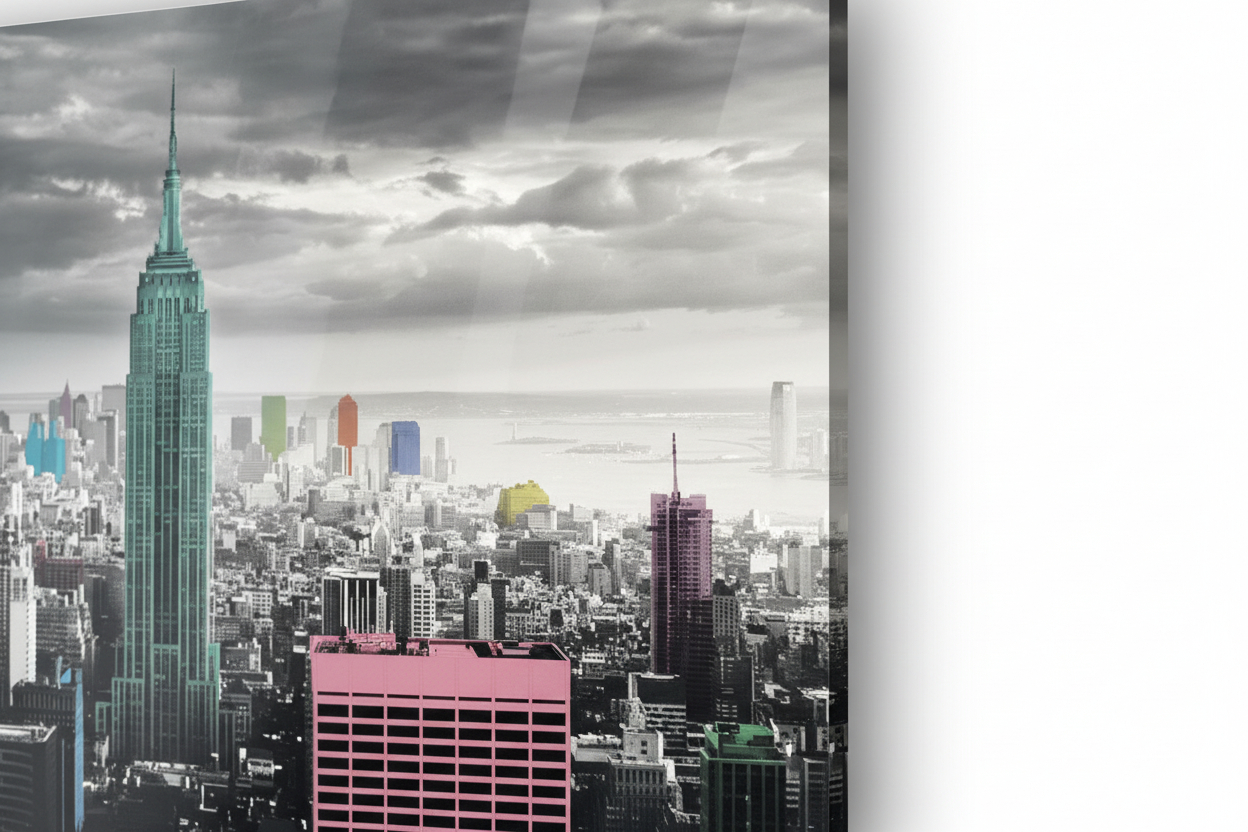 New York, Colour - cm 70x50 - Pannello Acrilico