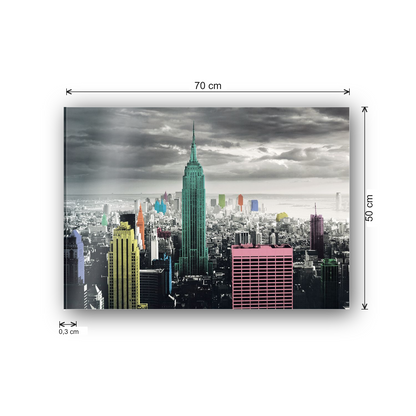 New York, Colour cm 70x50 - misure