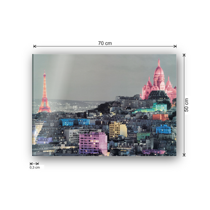 Paris, Colour cm 70x50 - misure