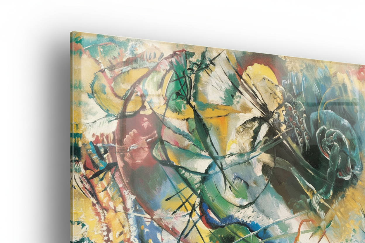 Homage to Kandinsky - Improvisation - cm 100x50 - Pannello Acrilico