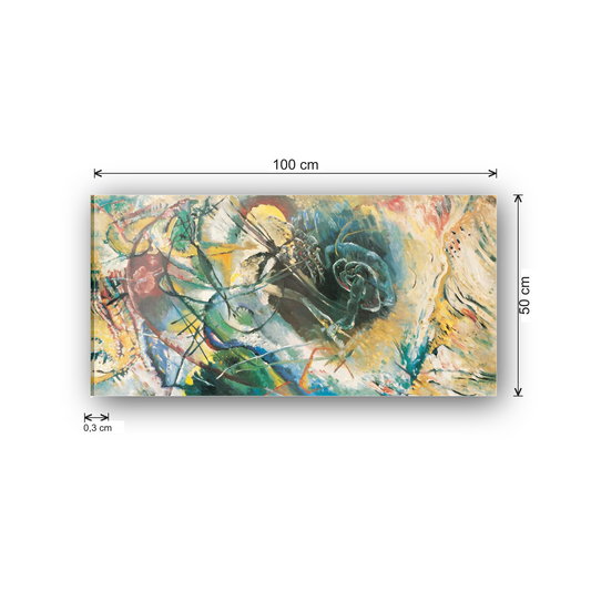 Homage to Kandinsky - Improvisation cm 100x50 - misure