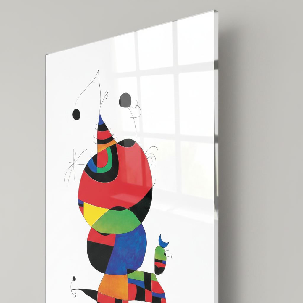 Homage to Mirò - Picasso - cm 50x70 - Pannello Acrilico