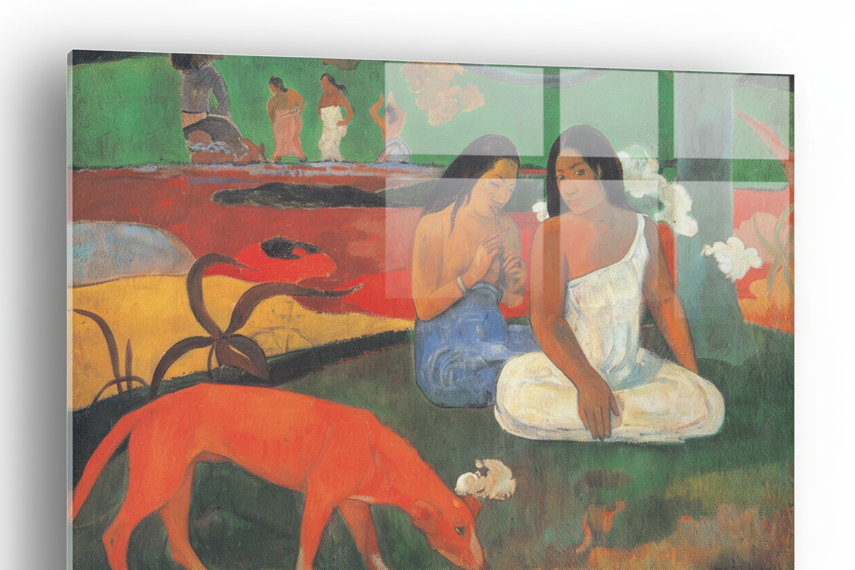 Homage to Gauguin - Arearea - cm 70x50 - Pannello Acrilico