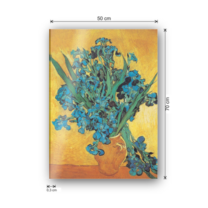 Homage to Van Gogh - The Irises cm 50x70 - misure