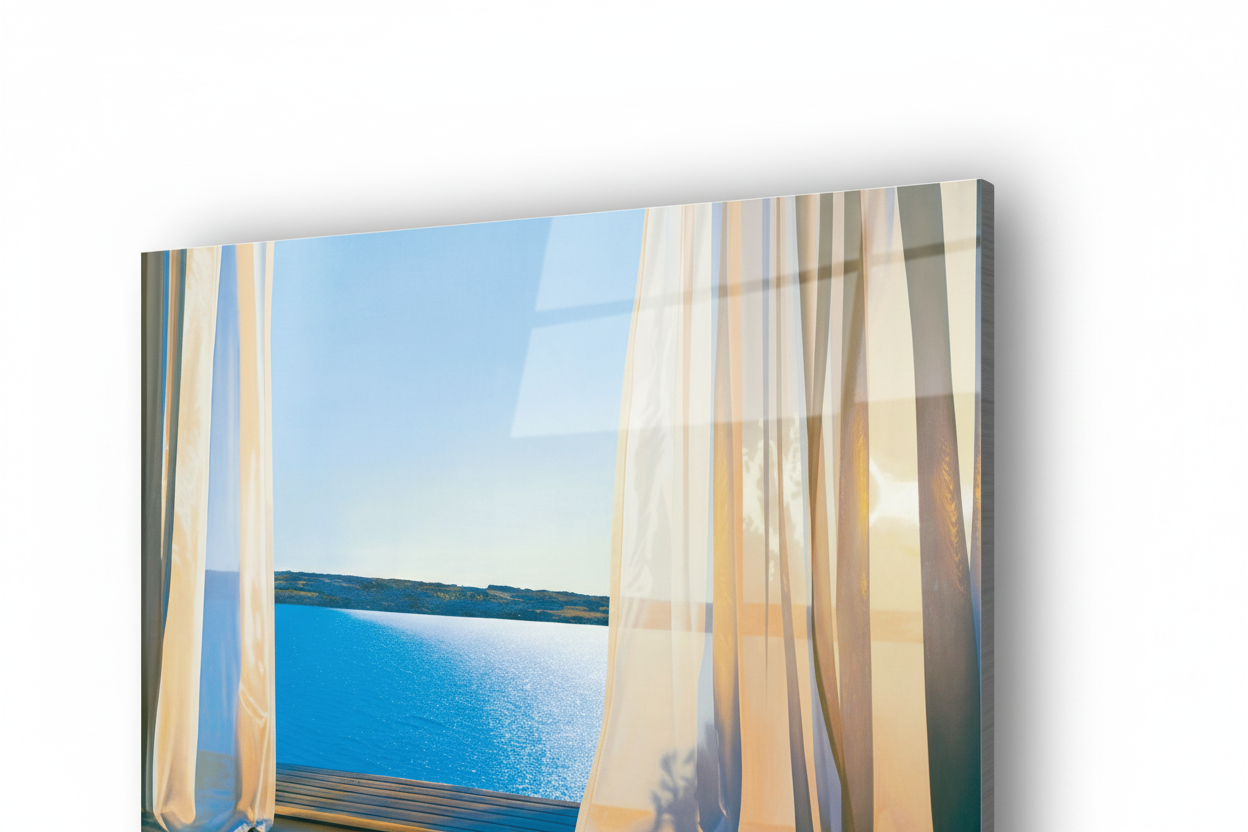 Golden day - cm 70x50 - Pannello Acrilico