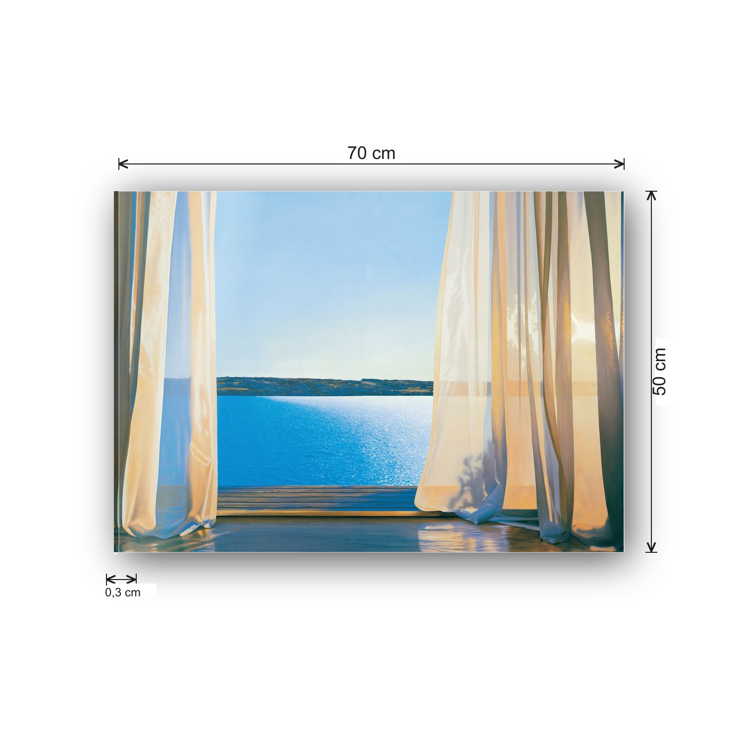 Golden day cm 70x50 - misure
