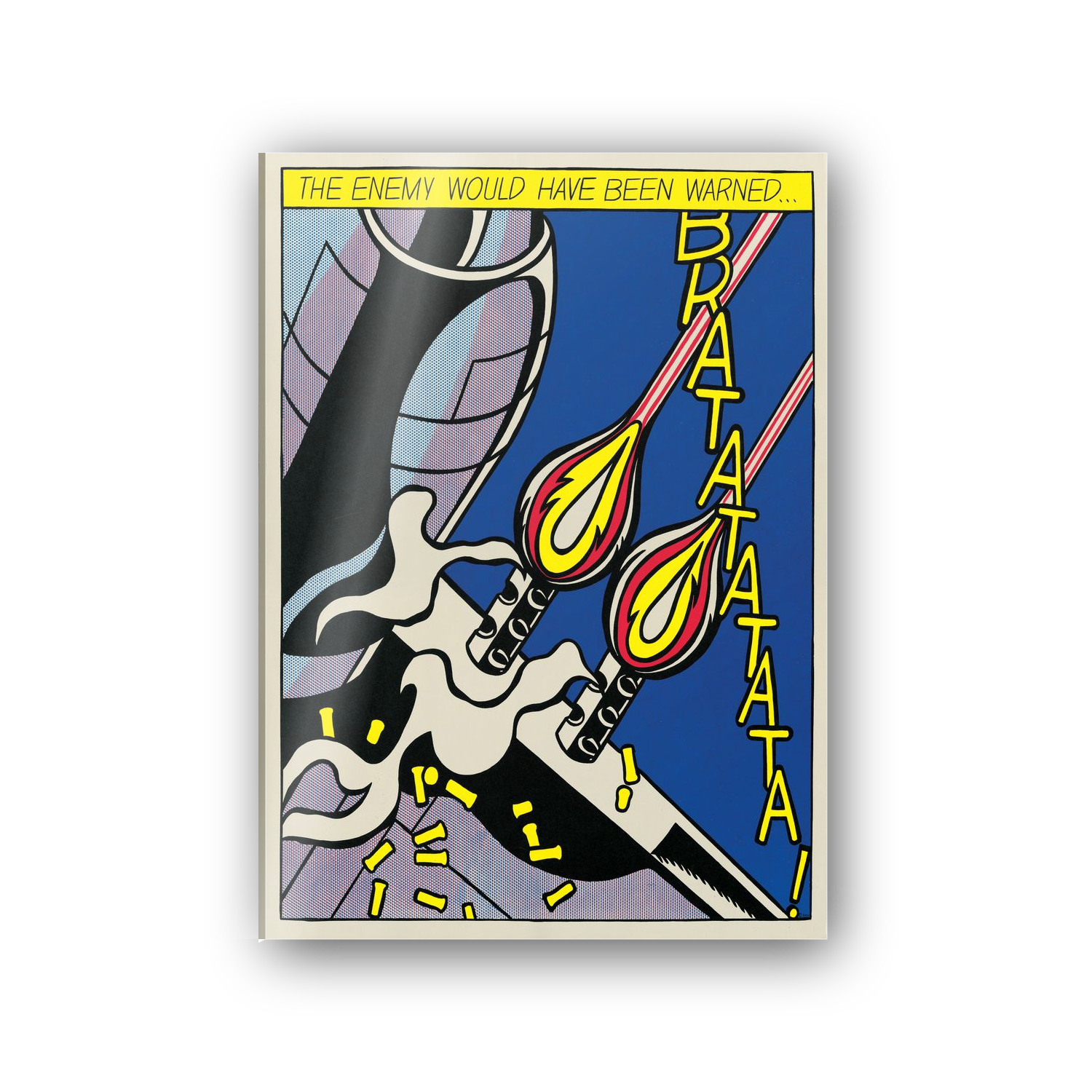 Homage to Lichtenstein - As I Opened Fire Panel 2 cm 50x70