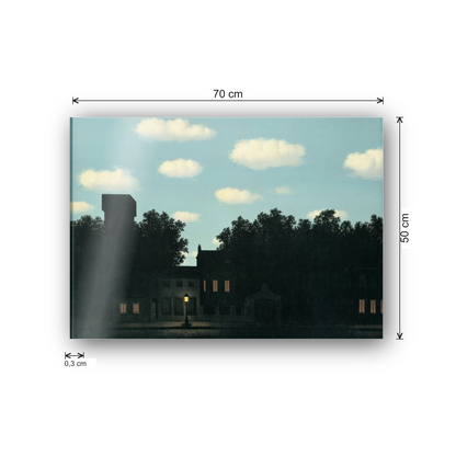 Homage to Magritte - The Empire of Lights cm 70x50 - misure