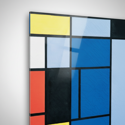Homage to Mondrian - Tableau n 1 - cm 50x50 - Pannello Acrilico