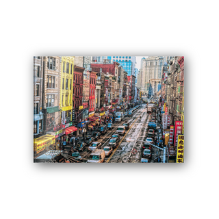 Hong Kong - cm 70x50 - Pannello Acrilico