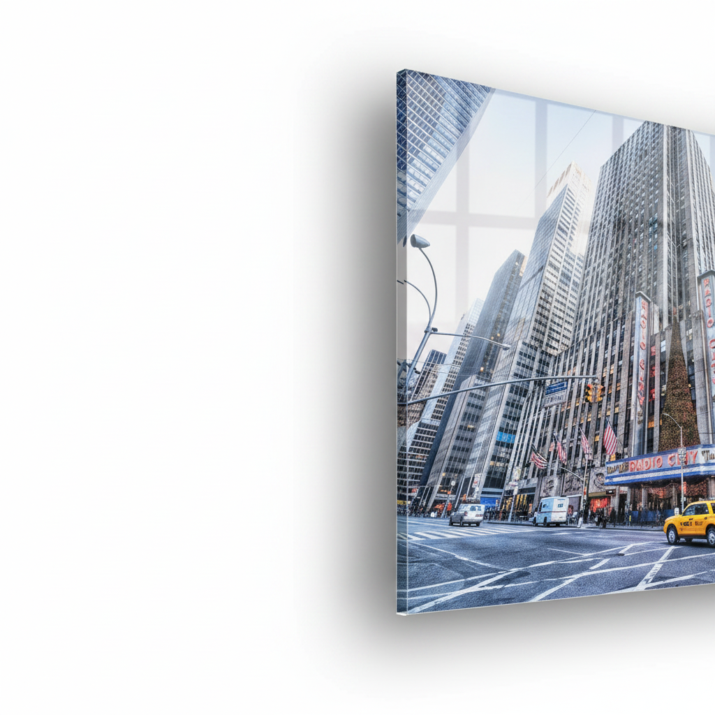 Radio city music hall - cm 70x50 - Pannello Acrilico