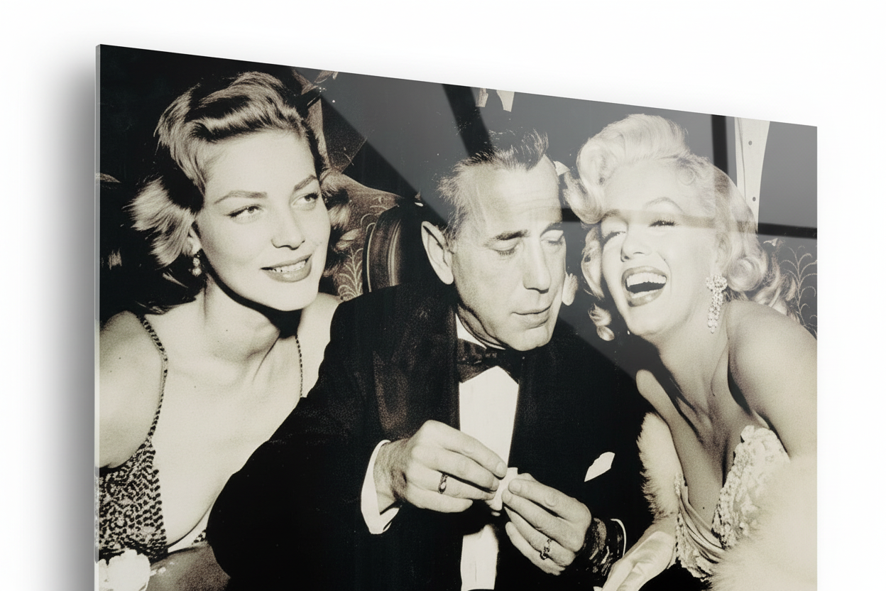 Hollywood triangle - cm 70x50 - Pannello Acrilico