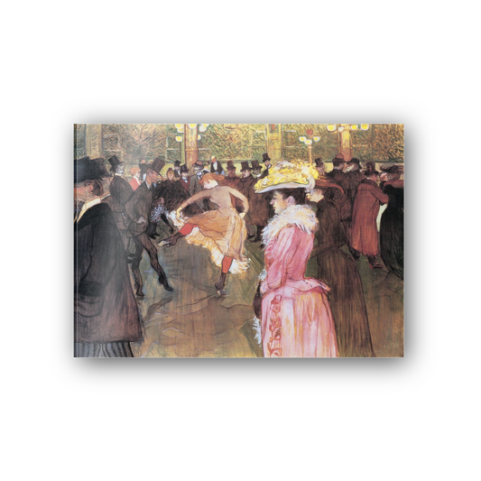 Homage to Toulouse-Lautrec - Ball im Moulin Rouge cm 70x50