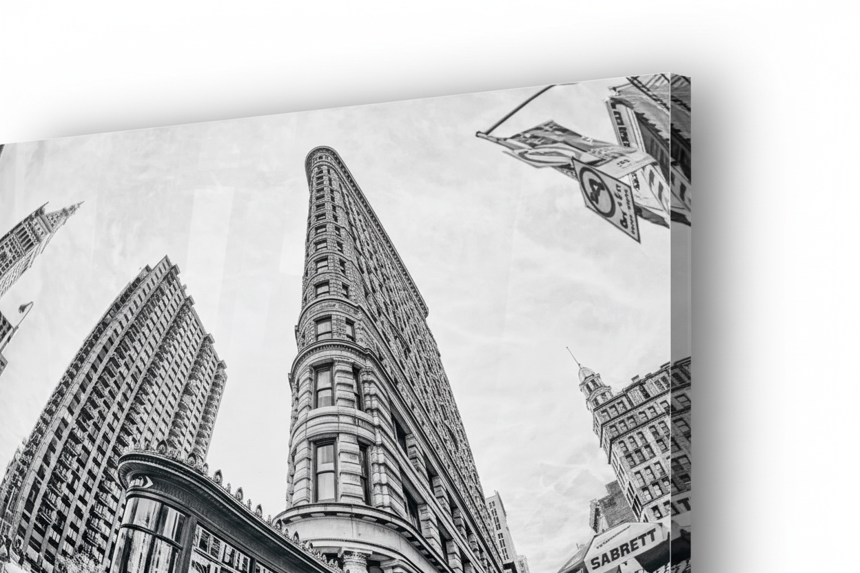 Flat Iron - cm 70x50 - Pannello Acrilico