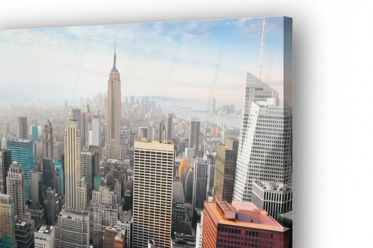 New York cityscape - cm 70x50 - Pannello Acrilico