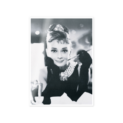 Homage to Audrey - Colazione da Tiffany cm 50x70