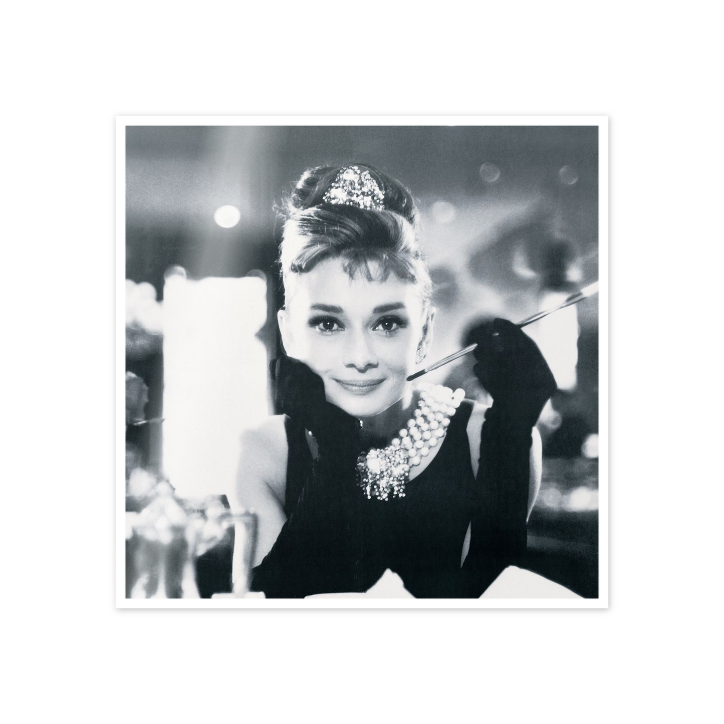Homage to Audrey - Colazione da Tiffany cm 50x50