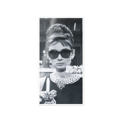 Homage to Audrey - Colazione da Tiffany cm 50x100