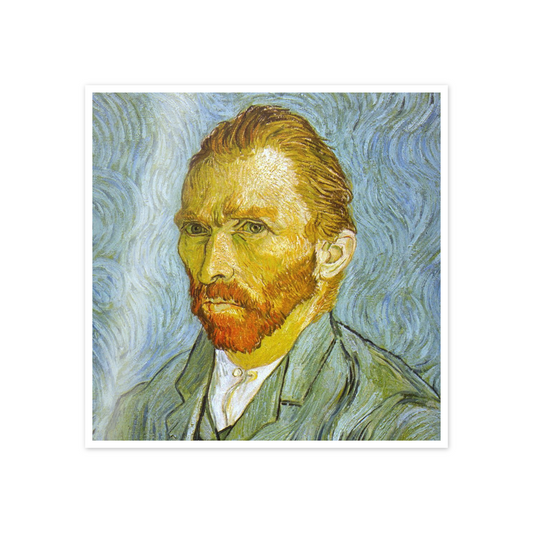 Homage to Van Gogh - Self Portrait cm 50x50