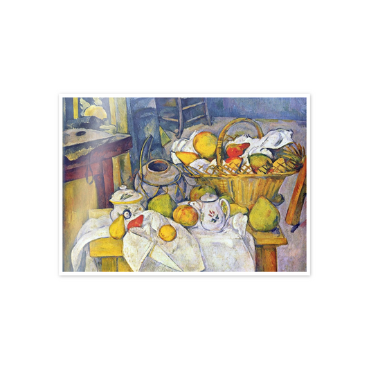 Homage to Cézanne - Still Life with Fruit Basket cm 70x50