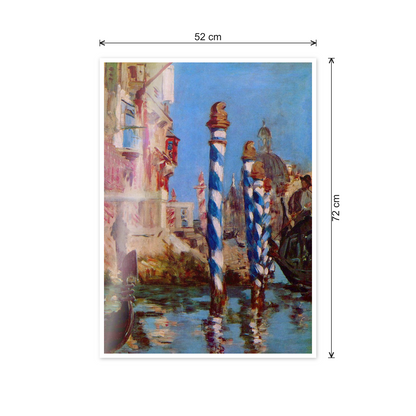 Homage to Manet - Grand Canal in Venice cm 50x70 - misure