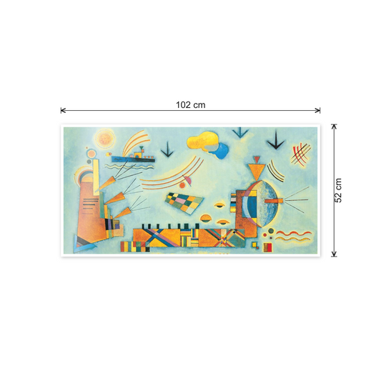 Homage to Kandinsky - Sweet event cm 100x50 - misure