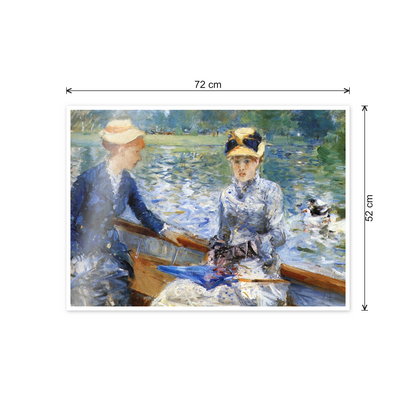 Homage to Renoir - Summer day cm 70x50 - misure