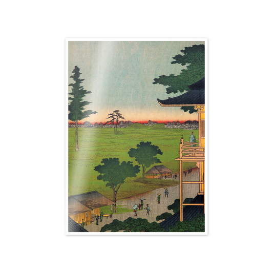 Homage to Hiroshige - Rakan Temple cm 50x70