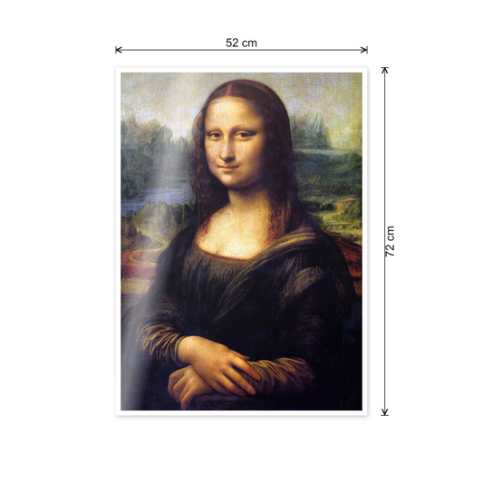 Homage to Leonardo - Mona Lisa cm 50x70 - misure