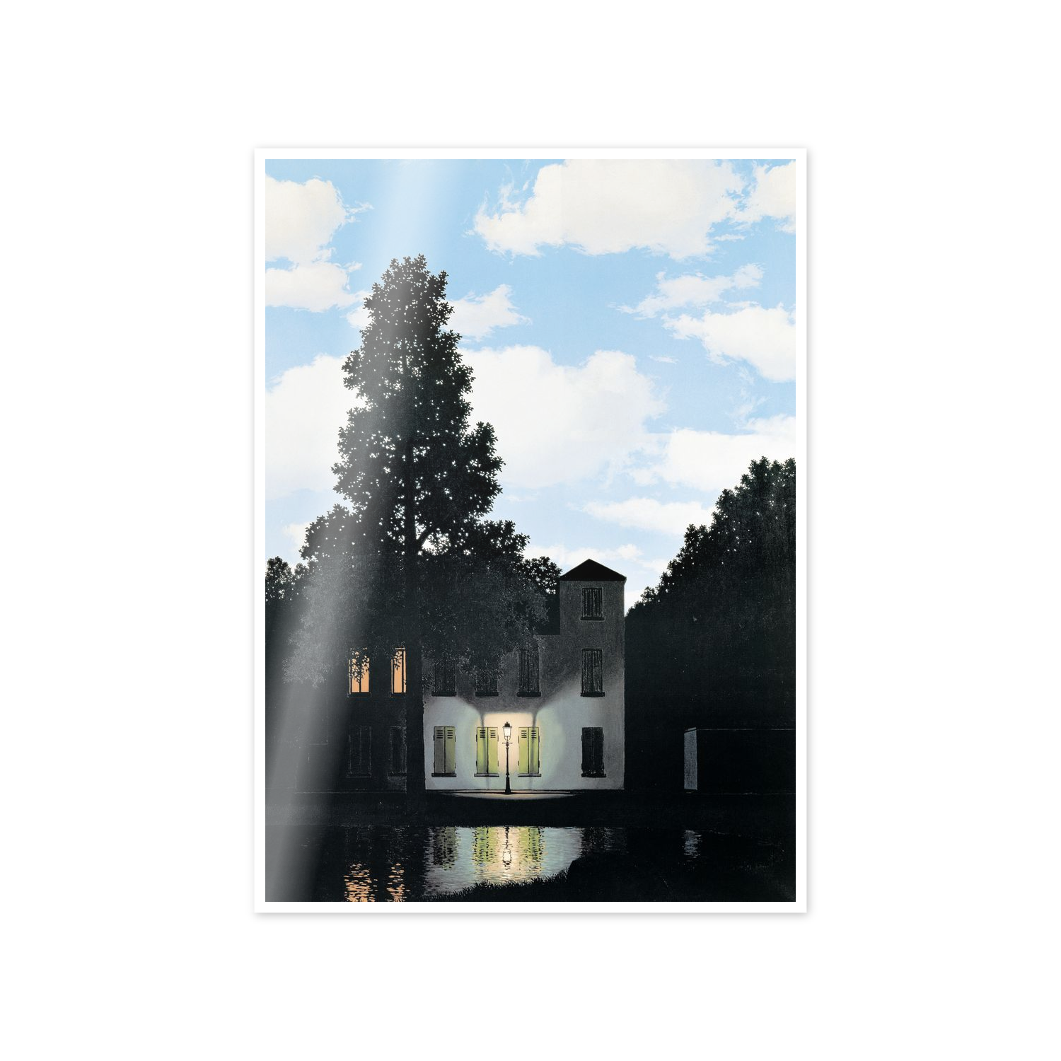 Homage to Magritte - L'Empire des Lumières cm 50x70