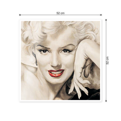 Homage to Marilyn cm 50x50 - misure