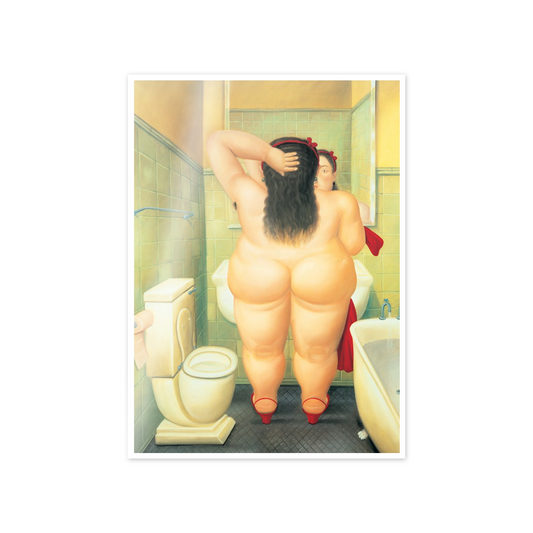 Homage to Botero - The Bath cm 50x70