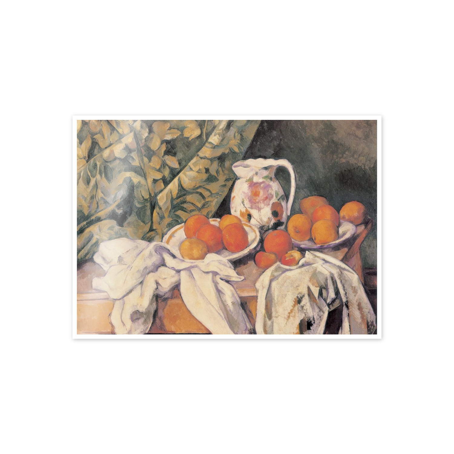 Homage to Cézanne - Still life with fruits cm 70x50