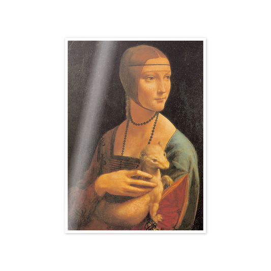 Homage to Leonardo - Lady with an Ermine cm 50x70