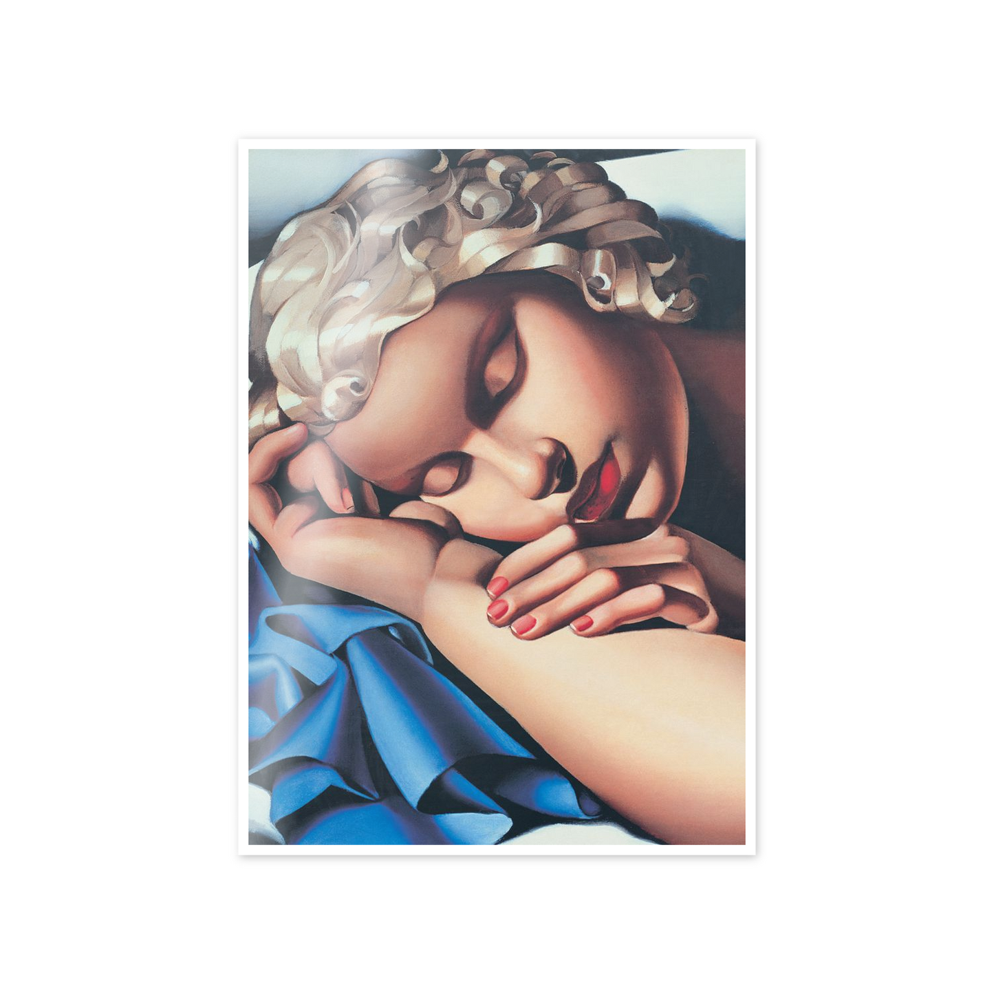 Homage to De Lempicka - The Sleeping Woman cm 50x70
