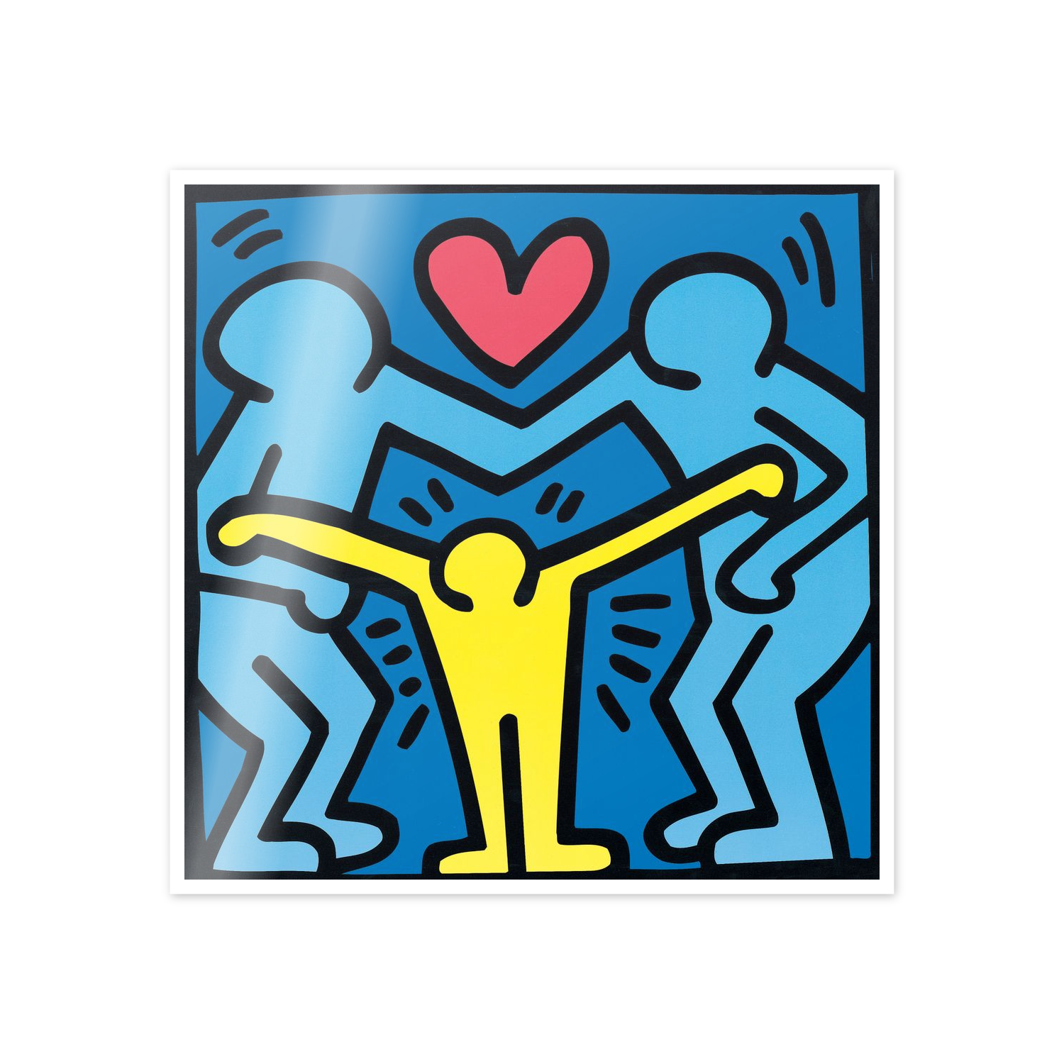 Homage to Haring - Untitled 1989 cm 50x50