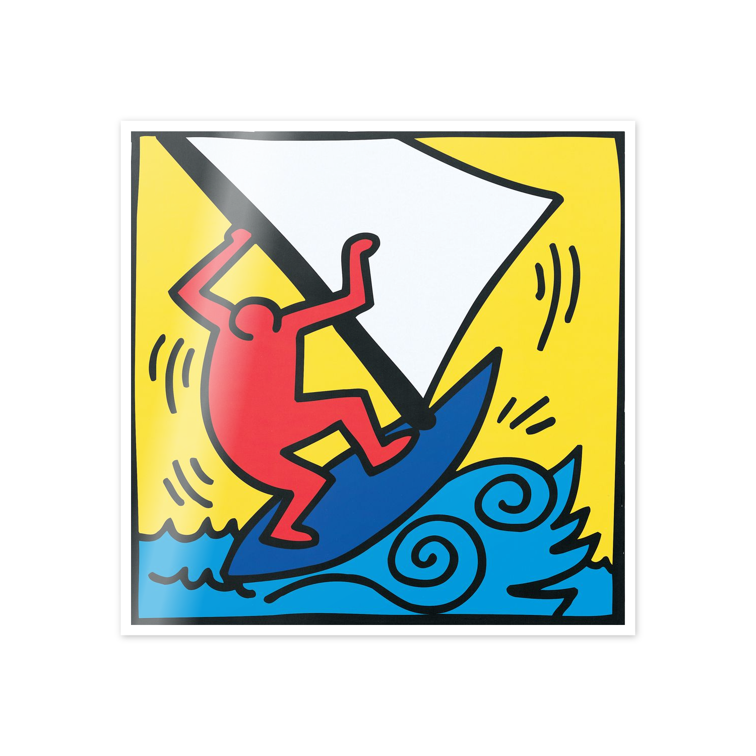Homage to Haring - Untitled, 1987 cm 50x50