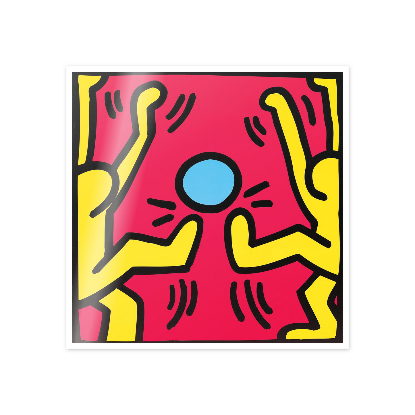 Homage to Haring - Untitled, 1988 cm 50x50