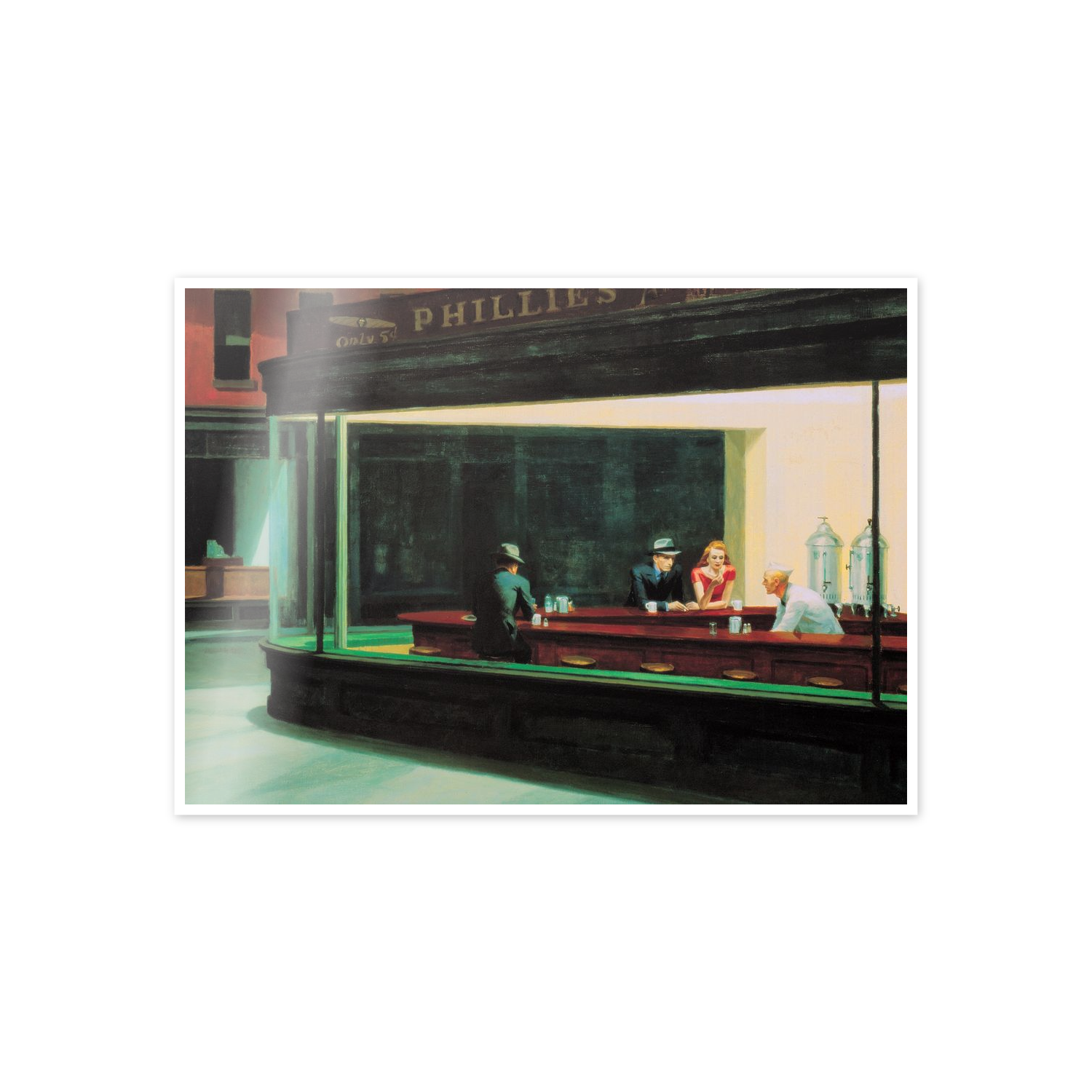 Homage to Hopper - Night Hawks, 1960 cm 70x50