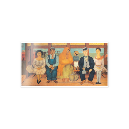 Homage to Frida - The Bus cm 100x50
