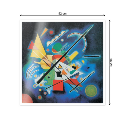 Homage to Kandinsky - Paintings in Blue, 1924 cm 50x50 - misure