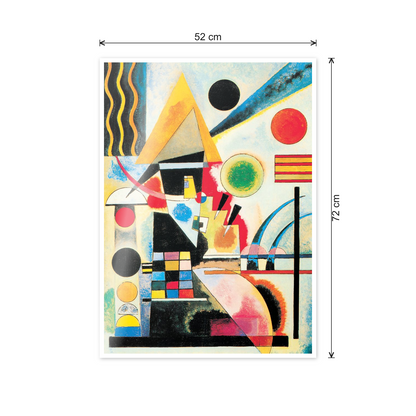 Homage to Kandinsky - Undulation, 1925 cm 50x70 - misure